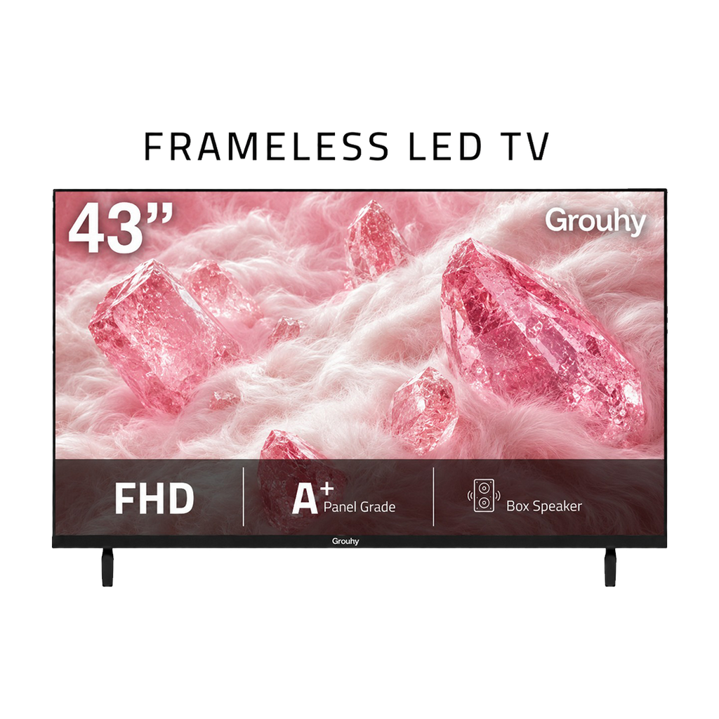 تلفزيون جروهي 43 بوصة FHD LED بدون إطار - GLD43NAV2 