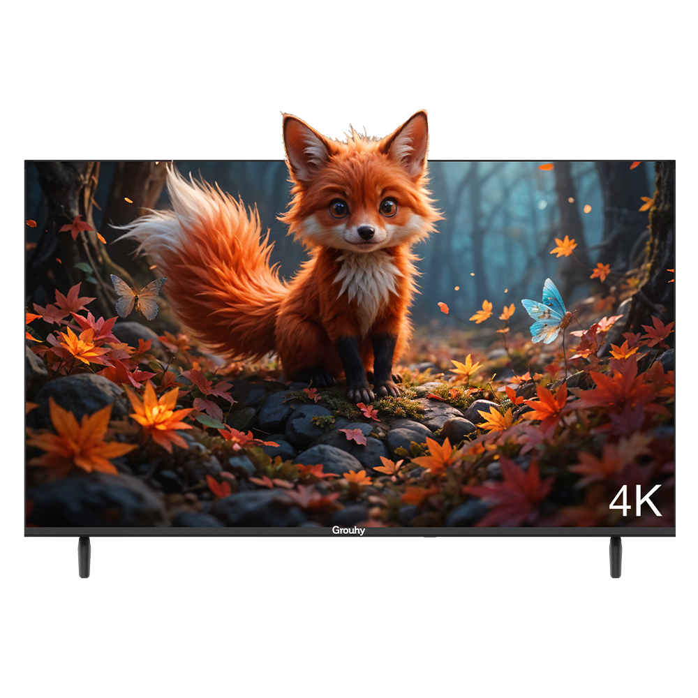 تلفزيون جروهي 55 بوصة 4K Ultra HD LED Android بدون إطار مع رسيفر مدمج - GLD55SAWOR.F 