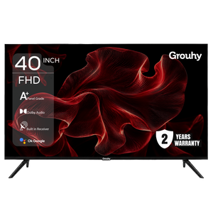 Grouhy 40-Inch HD Frameless Smart LED TV with Built-in Receiver – GLD40SDV2
