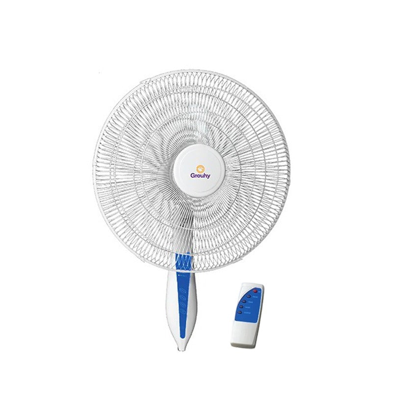 Grouhy UW-18026R Wall Fan 18 Inch With Remote Control - Multi Color