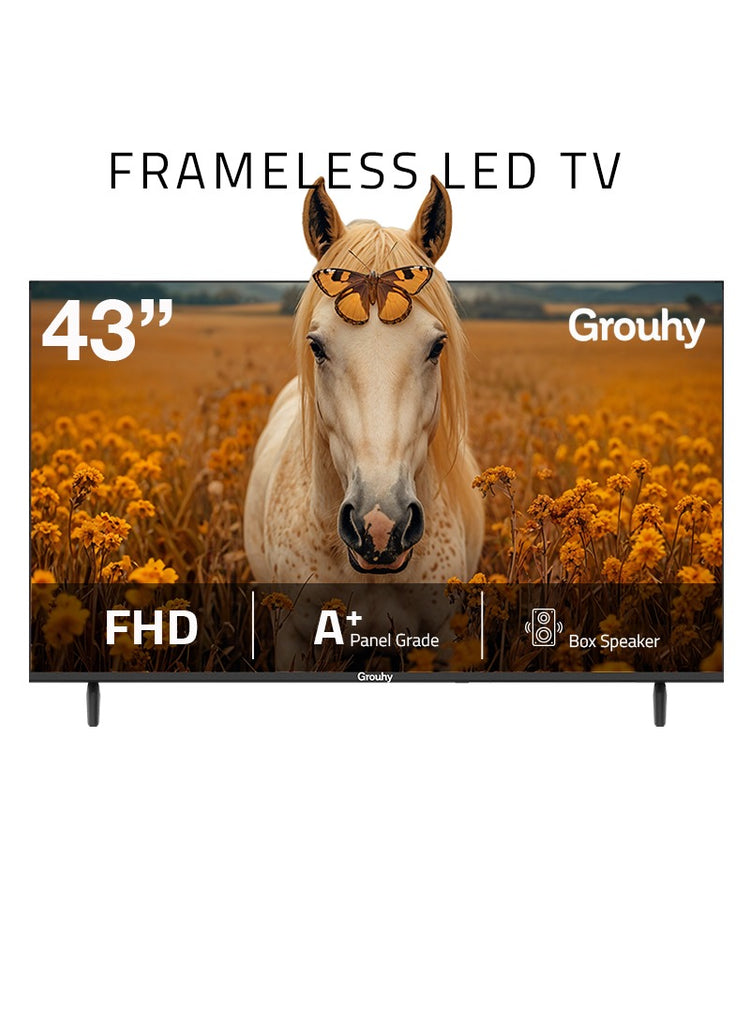 تلفزيون جروهي 43 بوصة FHD LED بدون إطار - GLD43NAV2 