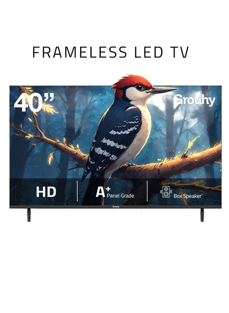 Grouhy 40 Inch HD LED Frameless TV - GLD40NA