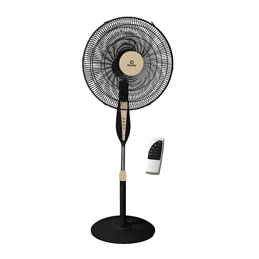 Grouhy STAND FAN 18 INCH WITH 5 PLASTIC BLADES AND REMOTE CONTROL- USS-18026-R